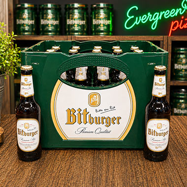 Produktbild Bitburger 0,33 L Glas