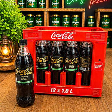 Produktbild Coca Cola Black 1,0 L Mehrweg