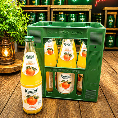 Produktbild Orangensaft Kumpf 1,0L Glas