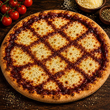 Produktbild Pizza nach Plan mit BBQ Sauce 